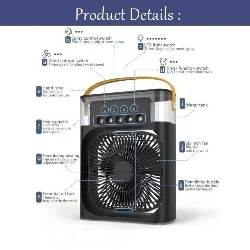 Mini Air Cooler Fan